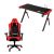 Drakon gaming chair red with Gamertek v-desl plus bundle