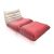 NAVO Cloud Couch, Single Seated Foam Sofa MILKY RED Ottoman