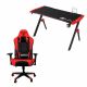 Drakon gaming chair red with Gamertek v-desl plus bundle