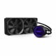 NZXT Kraken X63 280mm RL KRX63 01 AIO RGB CPU Liquid Cooler Rotating Infinity Mirror Design Improved Pump Powered By CAM V4 RGB Connector Aer P 140mm Radiator Fans 2 Included, Black