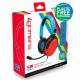 4Gamers C6-100 Wired Gaming Headset (Neon Blue & Red)