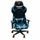 MEETION Imitation leather, Adjustable handrail Blue and Black GAMING CHAIR CHR15