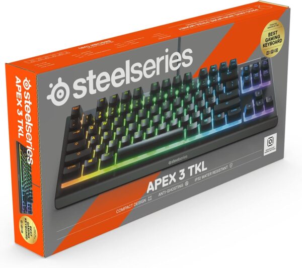 SteelSeries Apex 3 TKL - RGB Gaming Keyboard - Image 5