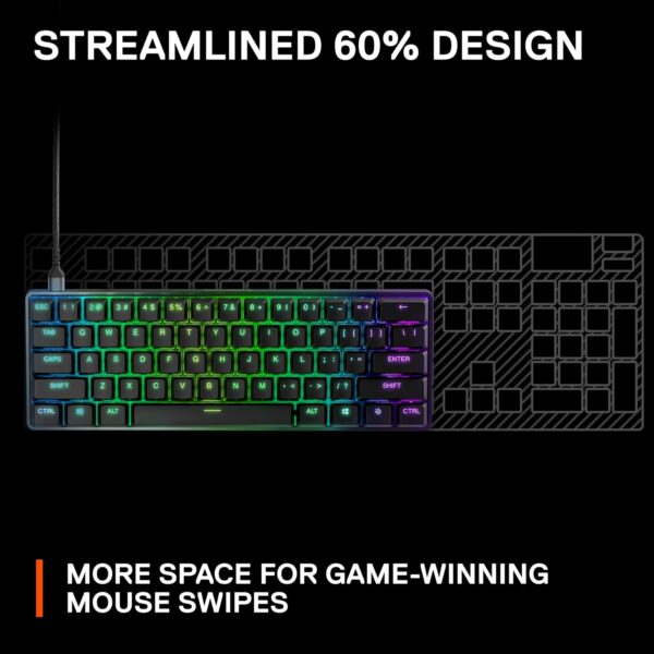 SteelSeries Apex 9 Mini Gaming Keyboard - Image 4