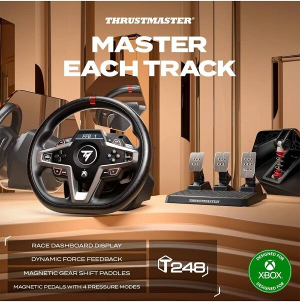 Thrustmaster T248 Xbox Edition Steering Wheel For  Xbox One & Xbox X, - Image 7