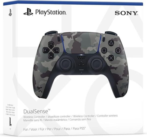 Sony Playstation 5 Dualsense Controller-Gray Camouflage