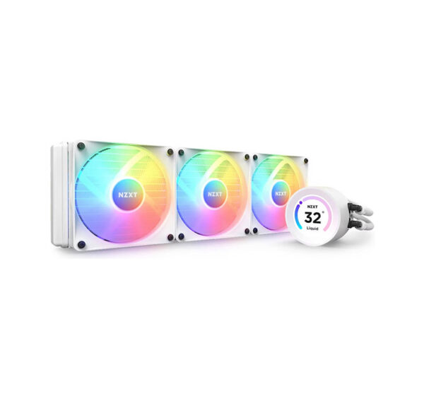 NZXT Kraken Elite 360 RGB (2023) AIO Liquid CPU Cooler-(white)