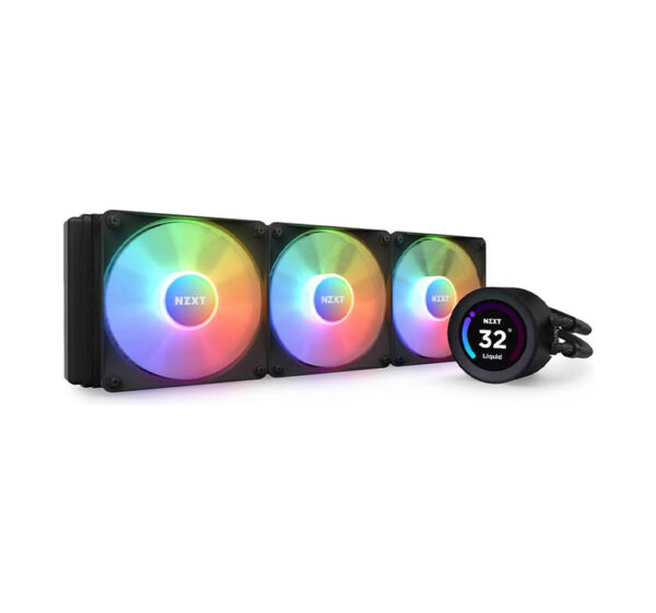 NZXT Kraken Elite 360 RGB (2023) AIO Liquid CPU Cooler-(black)