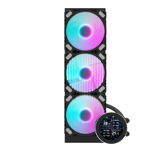 DARKFLASH NEBULA DN360S LIQUID COOLER 360MM-BLACK - Image 5