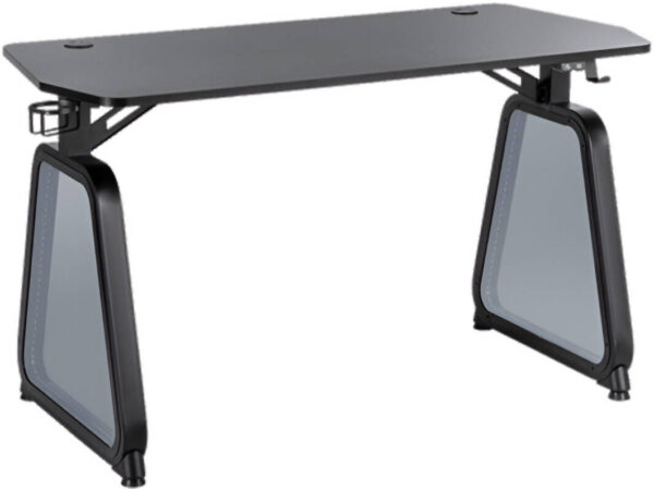 Twisted Minds Infinity Gaming Desk Mirror Legs, Carbon Fiber Texture, Infinity LED Light, 120cm x 60cm x 75cm Size - Image 5