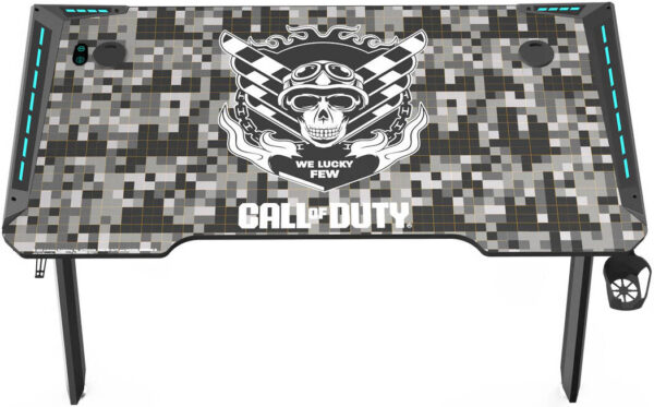 GAMEON Call Of Duty Hawksbill Series RGB Flowing Light Gaming Desk, (Size 1200-600-720mm) With (800*300*3mm - Mouse Pad) - Image 4