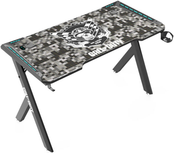 GAMEON Call Of Duty Hawksbill Series RGB Flowing Light Gaming Desk, (Size 1200-600-720mm) With (800*300*3mm - Mouse Pad) - Image 2