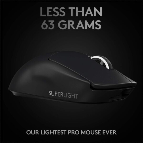 Logitech G PRO X SUPERLIGHT Wireless Gaming Mouse (black) - Image 7