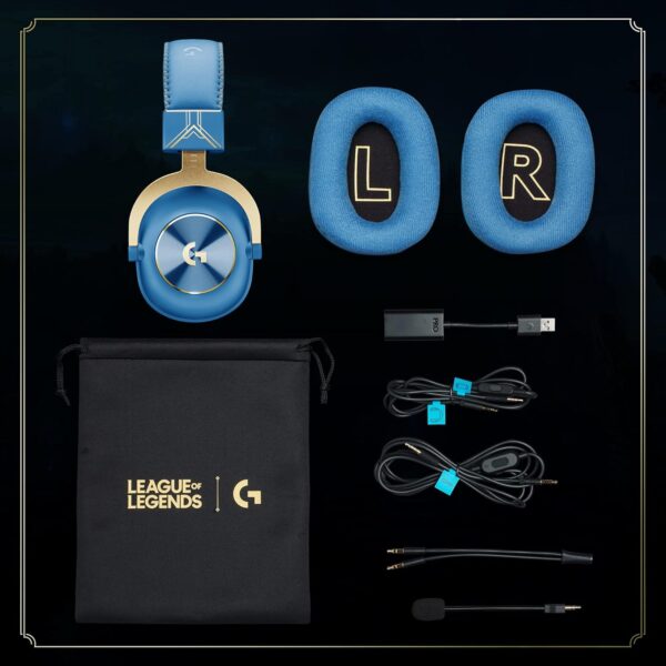 Logitech G PRO X Gaming Headset-league of legends edition - Image 4