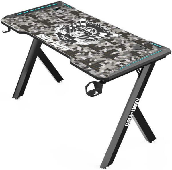 GAMEON Call Of Duty Hawksbill Series RGB Flowing Light Gaming Desk, (Size 1200-600-720mm) With (800*300*3mm - Mouse Pad) - Image 7