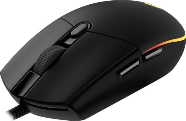 Logitech G203 Lightsync RGB Lighting 800 DPI, 6 programmable buttons Optical Wired Gaming Mouse (Black) - Image 5