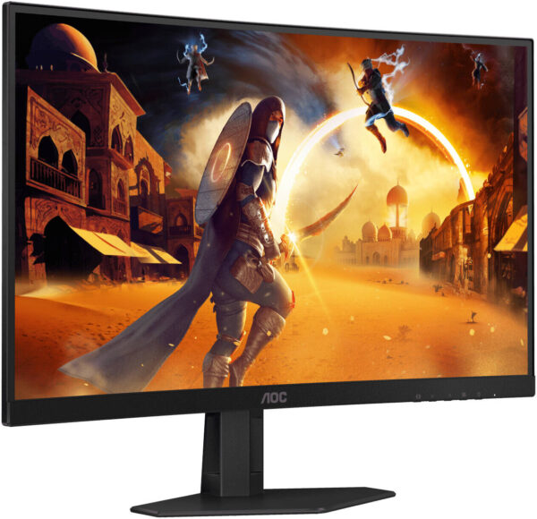 AOC C27G4ZE Gaming Monitor, 27" VA FHD Display, Up to 280Hz Refresh Rate, 0.3ms (MPRT) Response Time, Adaptive Sync Technology, 1.07b Color Display, 1500R Curvature, Black | C27G4ZE - Image 8