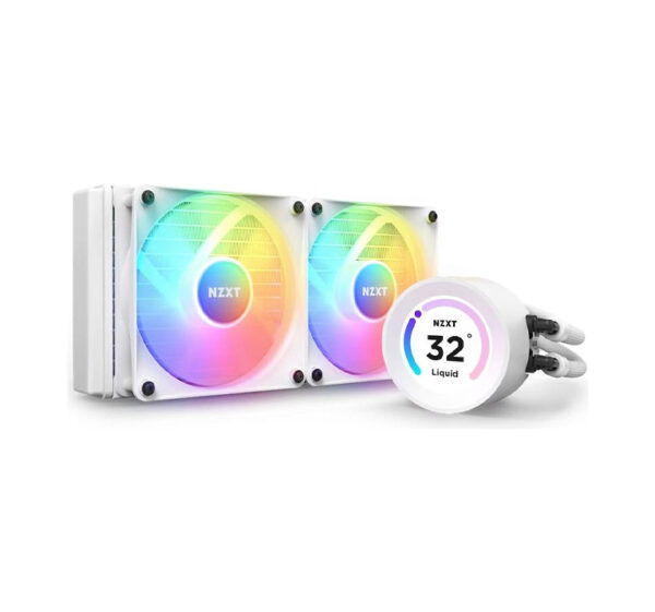 NZXT Kraken Elite 240 RGB (2023) AIO Liquid Cooler-(white)