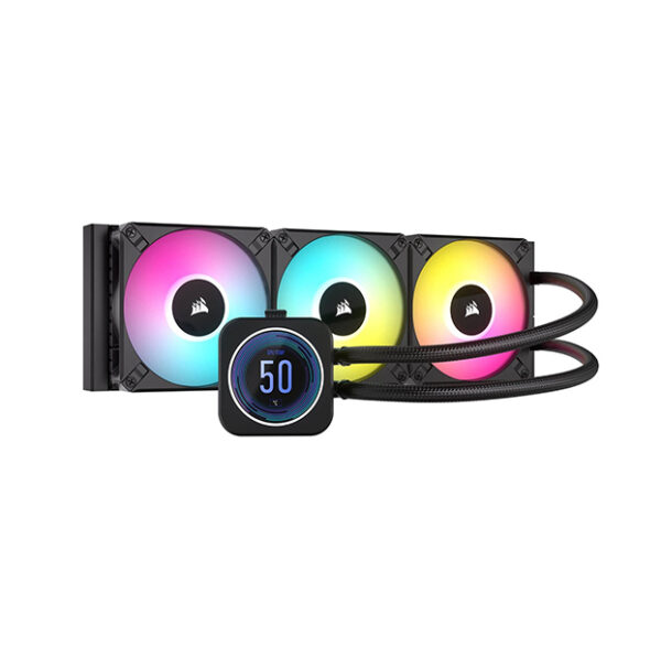 Corsair iCUE H150i ELITE LCD XT Liquid CPU Cooler-(black) - Image 2